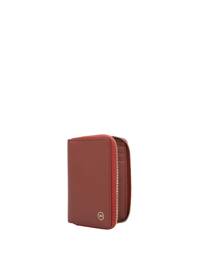 Da Milano Leather Card Holder for Men & for Women - Brown - Image 3